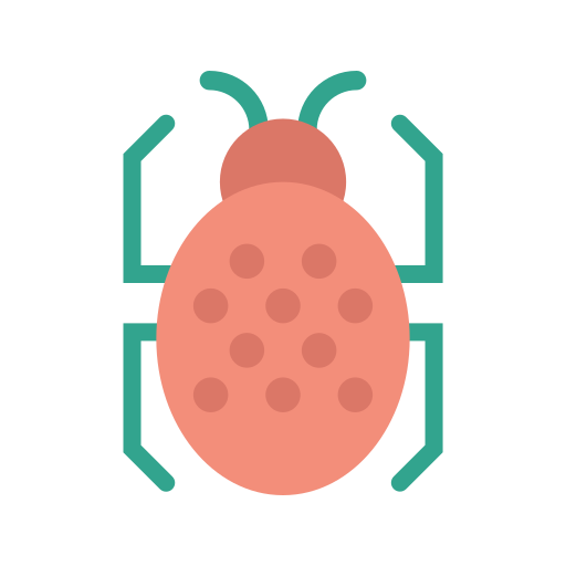 Cybercrime, internet bug, malware, threat, virus icon